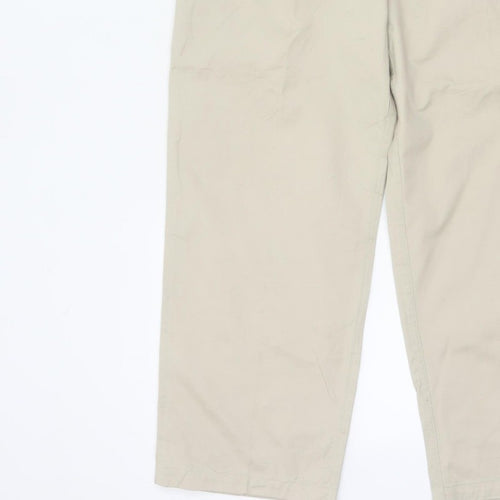 Trespass Men’s Beige L Cargo Trousers Adjustable Waist Outdoor