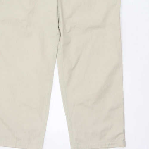 Trespass Men’s Beige L Cargo Trousers Adjustable Waist Outdoor