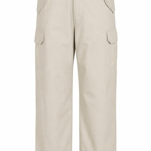 Trespass Men’s Beige L Cargo Trousers Adjustable Waist Outdoor