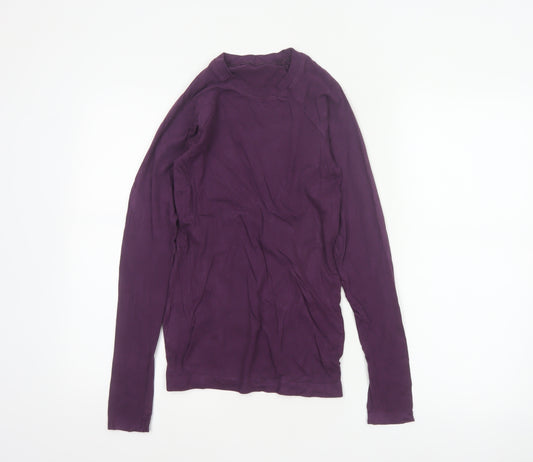 Sweaty Betty Women Purple S Bamboo Blend Long Sleeve Gym Top