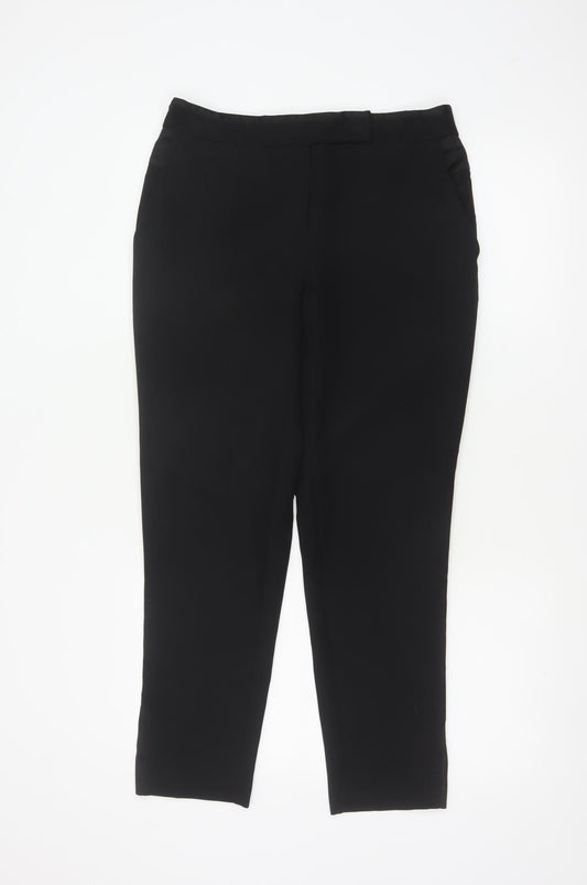 Oasis Women’s Black UK 10 Tailored Stretch Straight Dress Trousers