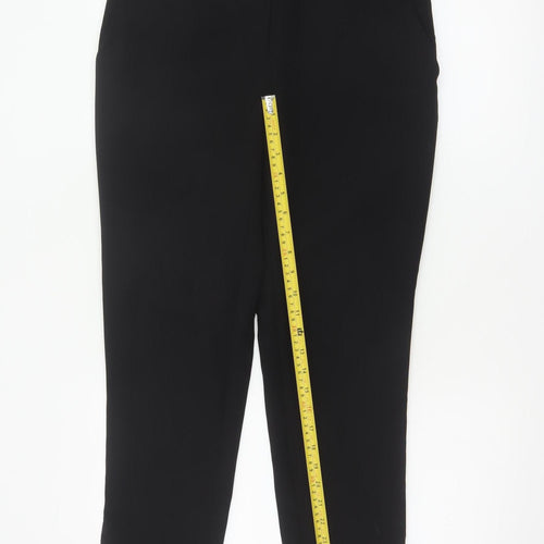 Oasis Women’s Black UK 10 Tailored Stretch Straight Dress Trousers
