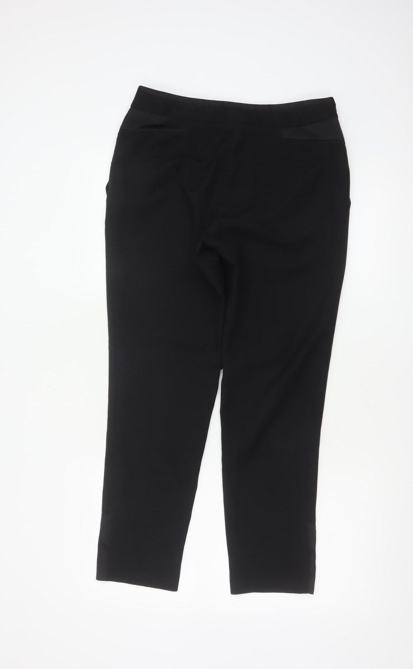 Oasis Women’s Black UK 10 Tailored Stretch Straight Dress Trousers