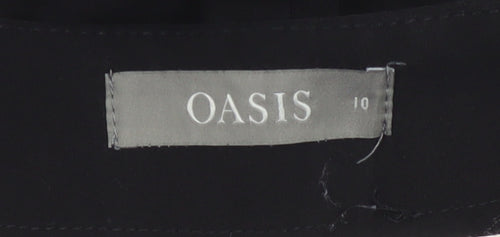 Oasis Women’s Black UK 10 Tailored Stretch Straight Dress Trousers