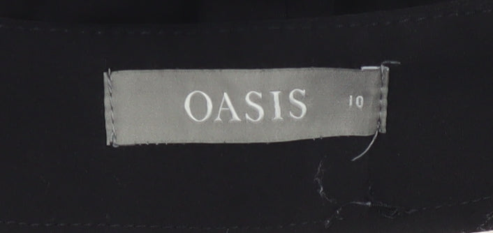 Oasis Women’s Black UK 10 Tailored Stretch Straight Dress Trousers