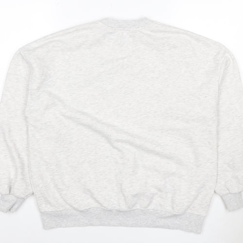 Pull&Bear Women’s Grey XS Mickey Mouse Disney Graphic Sweatshirt