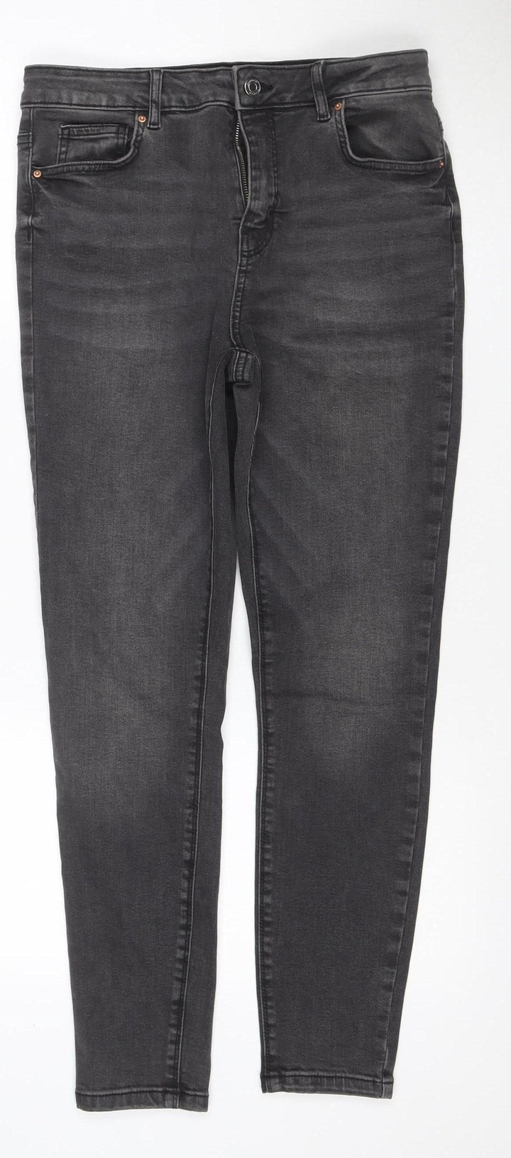 Primark Women’s Black UK 14 Slim Straight Stretch Jeans