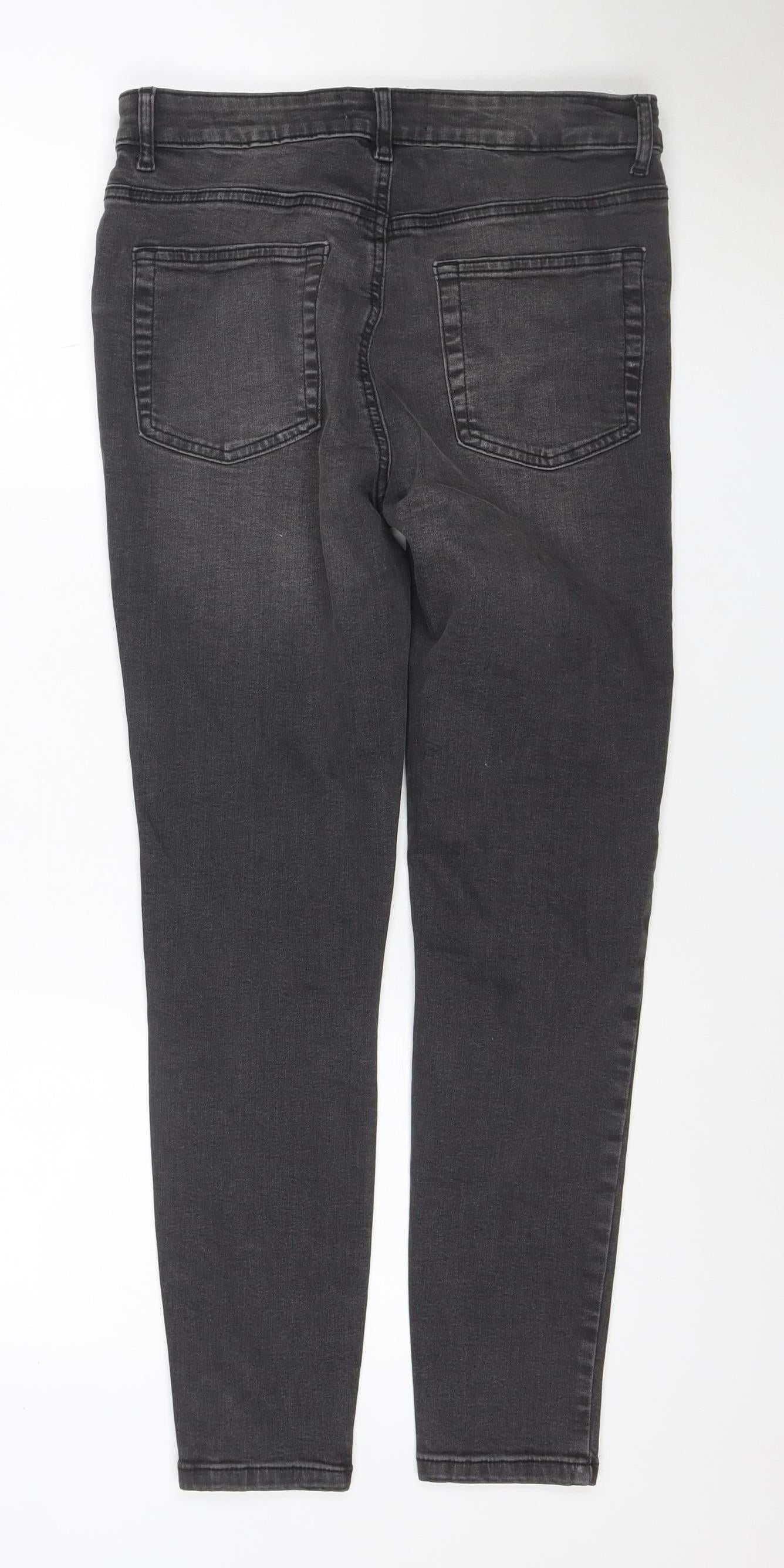 Primark Women’s Black UK 14 Slim Straight Stretch Jeans
