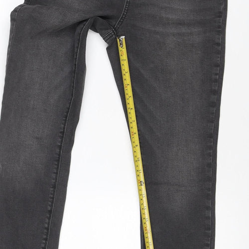 Primark Women’s Black UK 14 Slim Straight Stretch Jeans