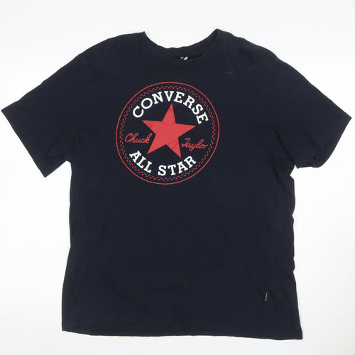 Converse Men's Black M Chuck Taylor All Star Graphic Print T-Shirt