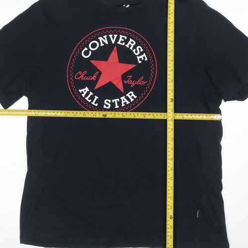 Converse Men's Black M Chuck Taylor All Star Graphic Print T-Shirt