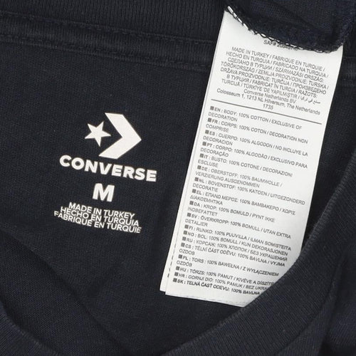 Converse Men's Black M Chuck Taylor All Star Graphic Print T-Shirt