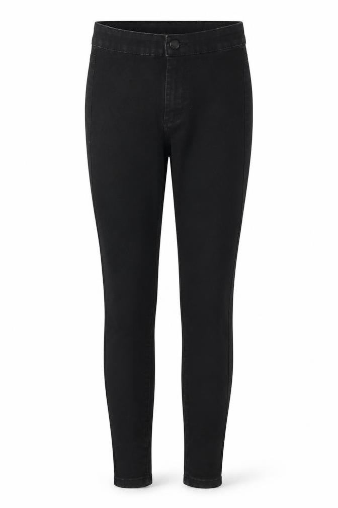 Denim Co. Women Black UK 4 Skinny Stretch Mid Rise Jeans