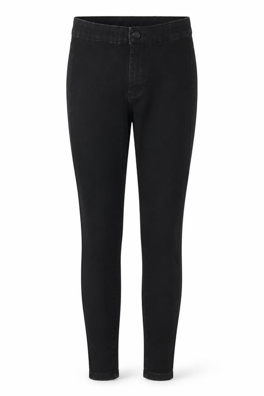 Denim Co. Women Black UK 4 Skinny Stretch Mid Rise Jeans