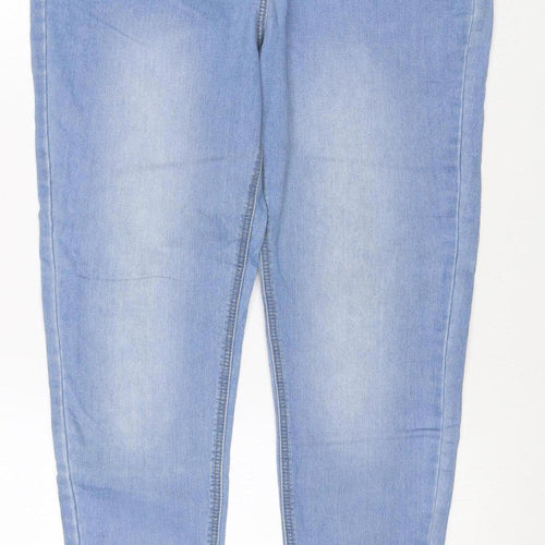 George Women Blue UK 14 Skinny Stretch Mid Rise Jeans