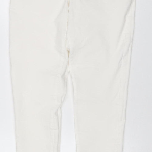 Denim Co Women’s Ivory UK 14 Straight Stretch 5-Pocket Jeans