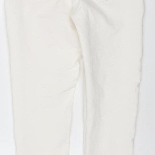 Denim Co Women’s Ivory UK 14 Straight Stretch 5-Pocket Jeans