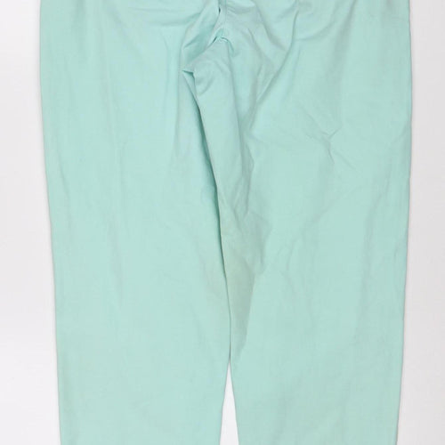 Marks and Spencer Women Green Size 10 Short Straight Cotton Jeans