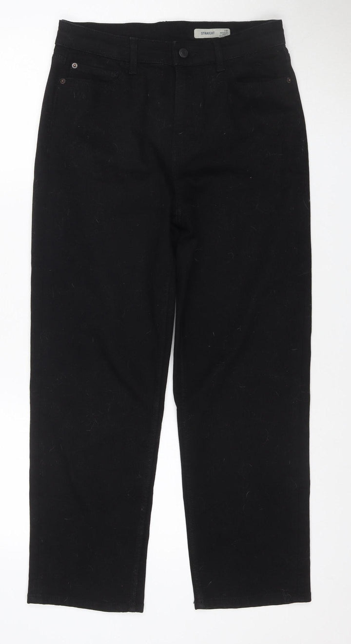 Matalan Women’s Black Size 10 Regular Straight Stretch Jeans