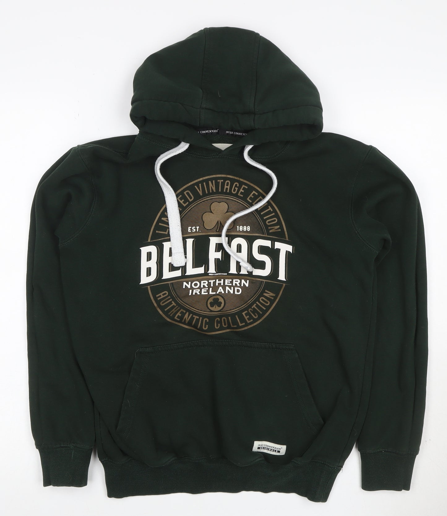 Irish Connexxion Men’s Green S Belfast Northern Ireland Graphic Hoodie