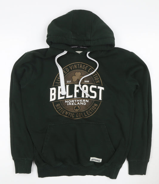 Irish Connexxion Men’s Green S Belfast Northern Ireland Graphic Hoodie