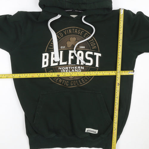 Irish Connexxion Men’s Green S Belfast Northern Ireland Graphic Hoodie