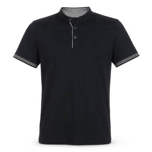 Next Men’s Black M Regular Fit Short Sleeve Collared Polo T-Shirt Cotton