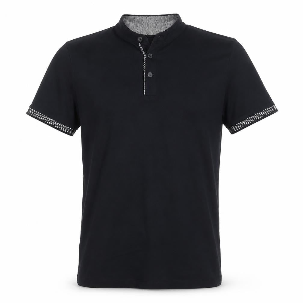 Next Men’s Black M Regular Fit Short Sleeve Collared Polo T-Shirt Cotton
