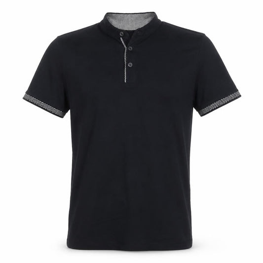 Next Men’s Black M Regular Fit Short Sleeve Collared Polo T-Shirt Cotton