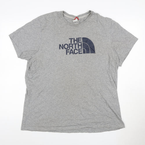 The North Face Men’s Grey XL Logo Graphic Short Sleeve Crew Neck T-Shirt