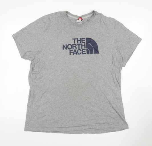 The North Face Men’s Grey XL Logo Graphic Short Sleeve Crew Neck T-Shirt