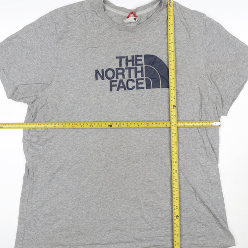 The North Face Men’s Grey XL Logo Graphic Short Sleeve Crew Neck T-Shirt