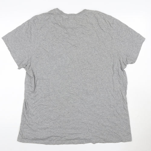 The North Face Men’s Grey XL Logo Graphic Short Sleeve Crew Neck T-Shirt