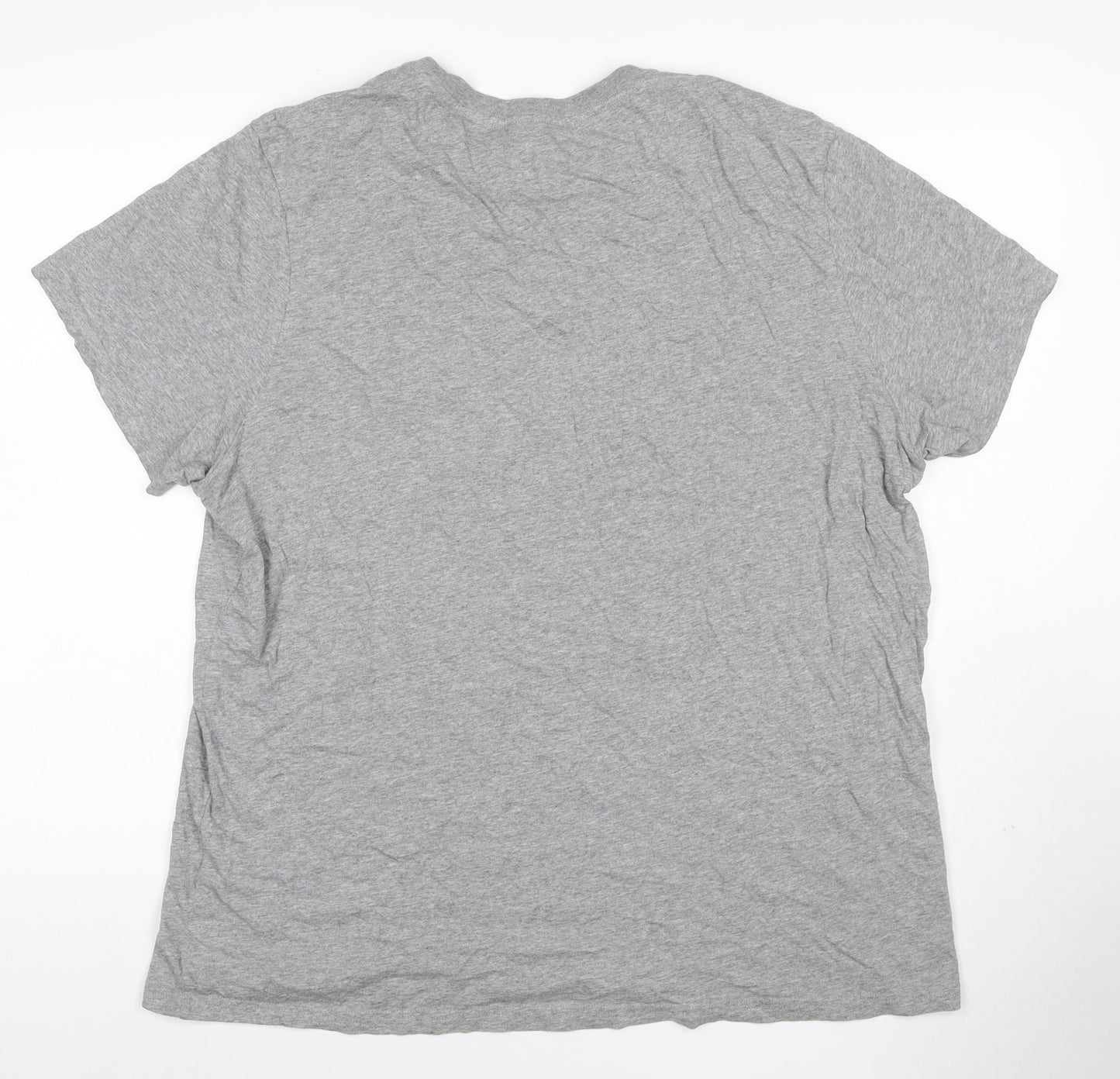 The North Face Men’s Grey XL Logo Graphic Short Sleeve Crew Neck T-Shirt