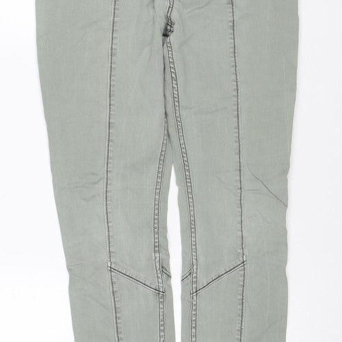 Hollister Women Green W28 UK 10 Super Skinny Stretch Jeans