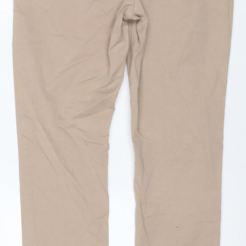 AllSaints Men’s Beige 30 Chino Trousers Cotton Stretch Straight