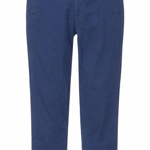 Marks & Spencer Women Blue UK 12 Bootcut Stretch Jeans Floral Trim