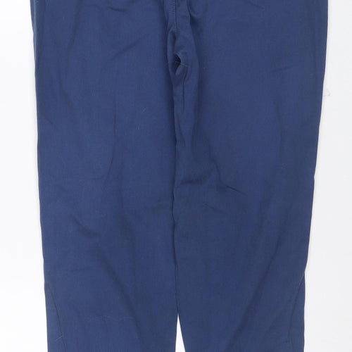 Marks & Spencer Women Blue UK 12 Bootcut Stretch Jeans Floral Trim
