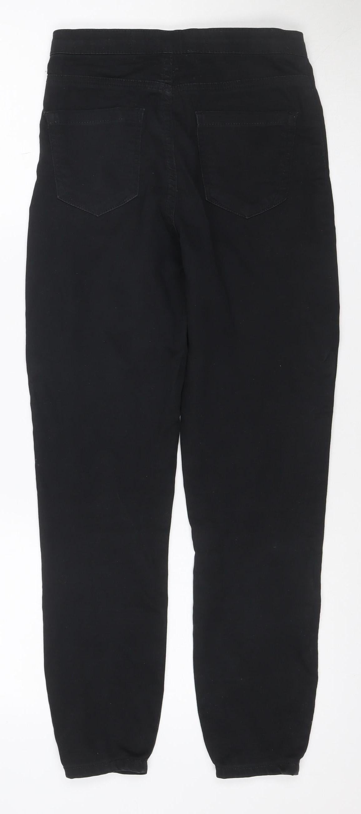 Denim Co. Women’s Black UK 6 Skinny Stretch Jeans Cotton Blend