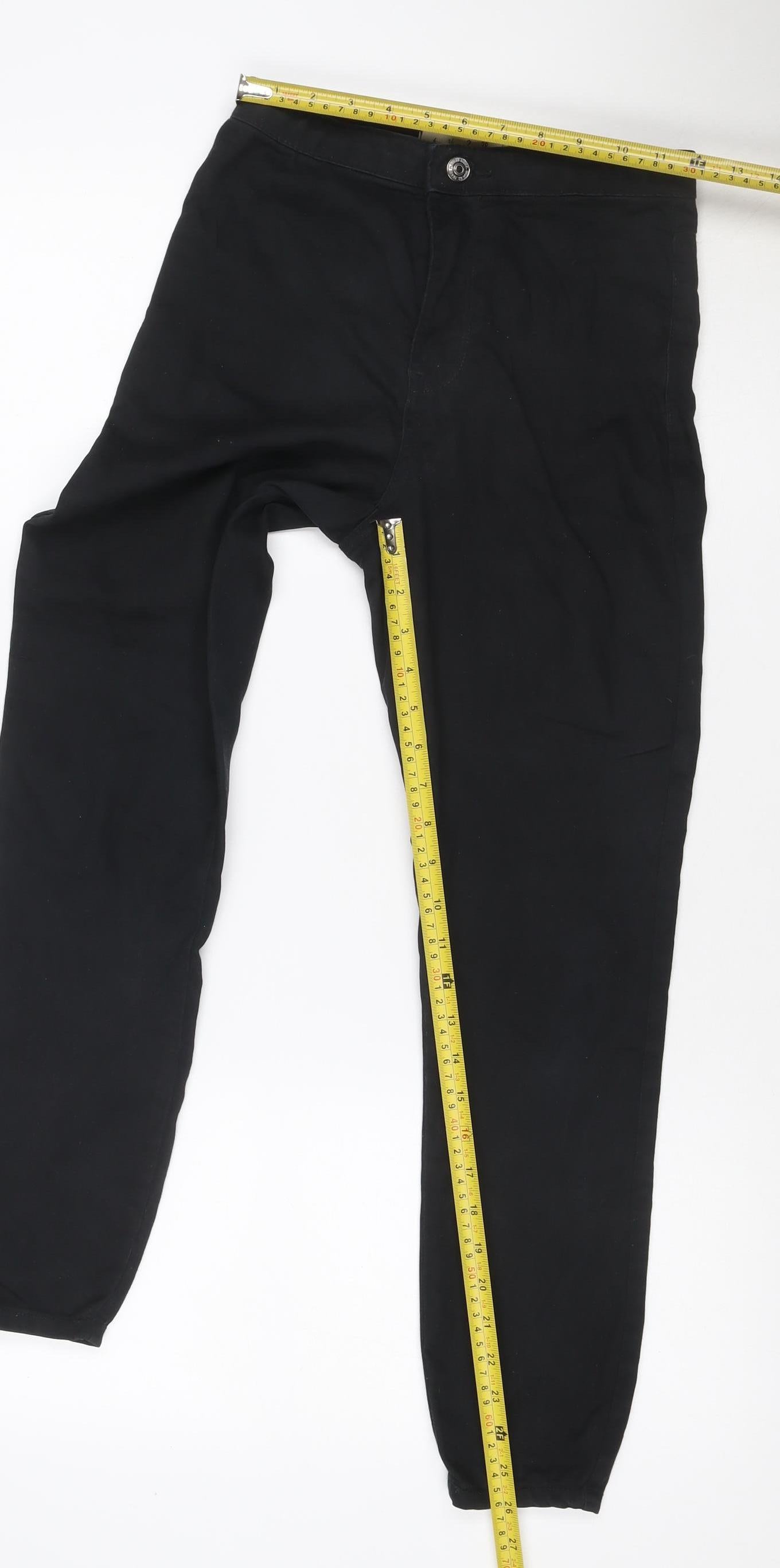 Denim Co. Women’s Black UK 6 Skinny Stretch Jeans Cotton Blend