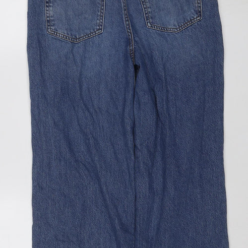 New Look Women’s Blue UK 10 Adalaf Wide-Leg Denim Jeans