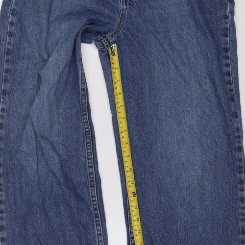 New Look Women’s Blue UK 10 Adalaf Wide-Leg Denim Jeans