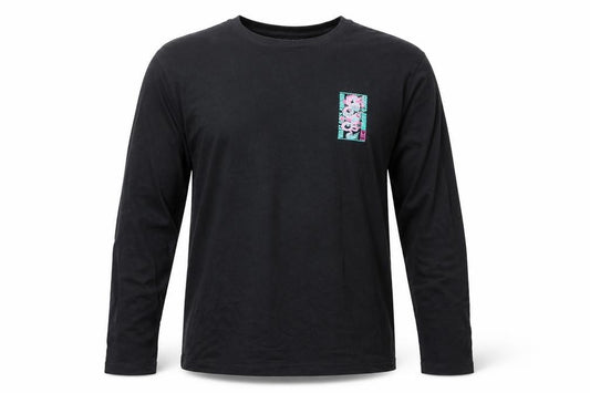 Jack & Jones Men's Black M Dragon Graphic Long Sleeve T-Shirt