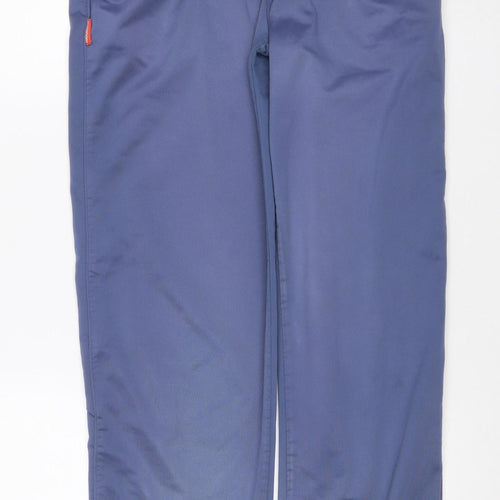Slazenger Men’s Blue S Track Pants Straight Leg Zip Pockets