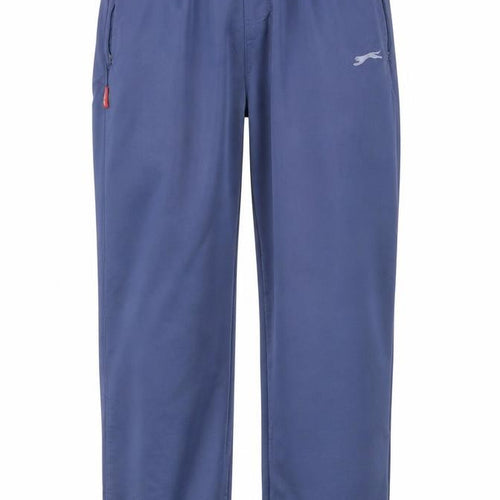 Slazenger Men’s Blue S Track Pants Straight Leg Zip Pockets