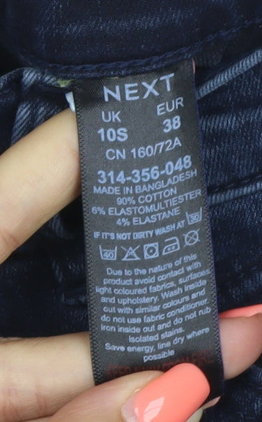 Next Women’s Blue Dark Wash Skinny Stretch Jeans UK 10