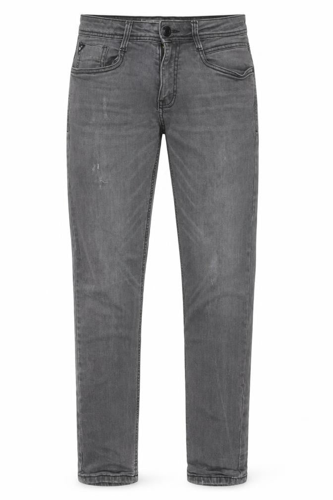 Duck and Cover Men’s Grey 32 Regular Straight Stretch Jeans