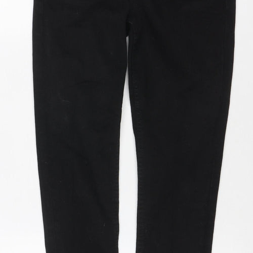 The Ivy Women’s Black Size 8 Short Skinny Stretch Jeans 5 Pocket