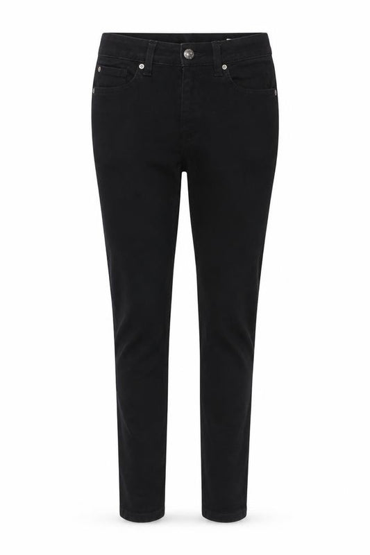 The Ivy Women’s Black Size 8 Short Skinny Stretch Jeans 5 Pocket