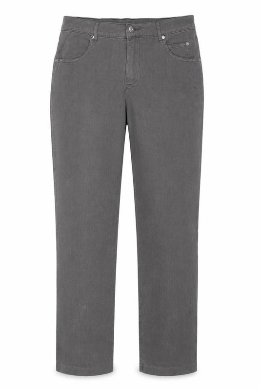 Marble Women’s Grey UK 10 Straight Stretch Jeans 5 Pocket